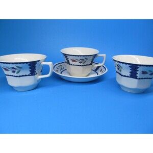 Adams Lancaster Vintage Set Of 3 Cups And 1 Saucer VGC No Issues
